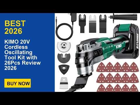 KIMO 20V Cordless Oscillating Tool Kit with 26Pcs Review 2026