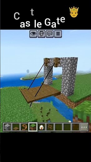 Realistic Castle Gate Build 🏰 | Minecraft Tutorial ⚒️ || ‪@devrajj21‬ | #shorts #minecraft