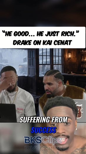 Ty Waterman on Instagram: "Drake and Bendadonnn fall into a hilarious convo about how streaming changes your whole tone. One loud video plays, and next thing you know Drake slips out “idiot” without even meaning it. He flips it into a full comedy moment by telling Ben to tell Kai Cenat to stop calling his friends idiots too. Ben tries to defend Kai, but Drake cuts him off like: “Nah, he’s good. He got a mustache now. He’s suffering from success.” A mix of jokes and real talk about streamer life