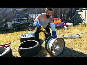 The best and safest way to remove tire from Rim for scrap