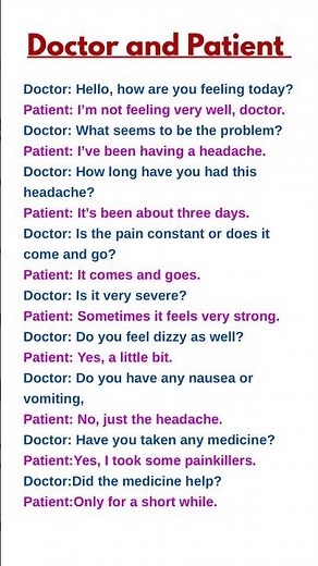 Doctor and Patient Conversation in English | Spoken English Practice for Beginners | #learnenglish
