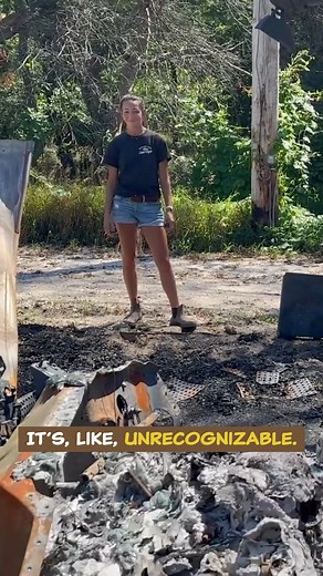 619K views · 4.9K reactions | Aftermath of this extremely sad event #aftermath #disaster #fire #farm #tools #tractor #johndeere #truck | Laura Farms | Facebook