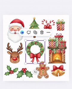 Cute Watercolor, 55 Christmas Art, Holiday Season, Christmas Cards, Canva File - Etsy