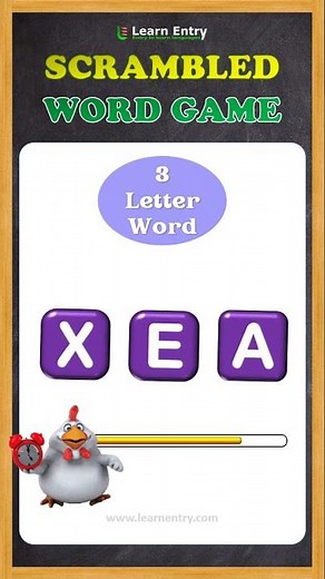 Scramble 3 letter word game-3 #shorts