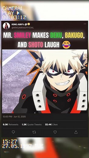 MR. SMILEY MAKES DEKU, BAKUGO, AND SHOTO LAUGH 😂 | #myheroacademia #edit #mha #amv #anime
