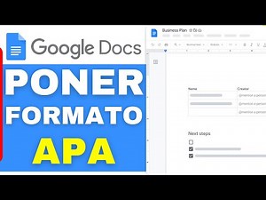 Cómo PONER FORMATO APA en Google Docs Documentos de Google (2026)