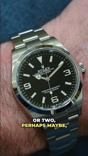 The Iconic Rolex Explorer 1: A Classic or a Starter Watch?