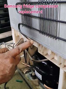 10K views · 164 reactions | Samsung fridge compressor replacement F | Simple solutions | Facebook