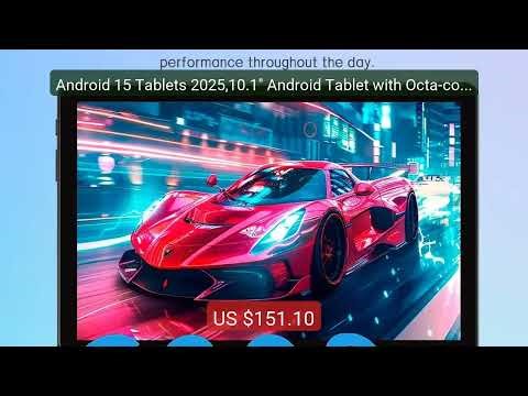 Android 15 Tablets 2025,10.1" Android Tablet with Octa-core Pr... — Best Buy 2026 | Great Quality!