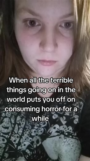 This has been happening to me periodically since 2024. The real horrors can make it harder to stomach the fictional horrors. #horrorbooktok #horrortok #horrorfan