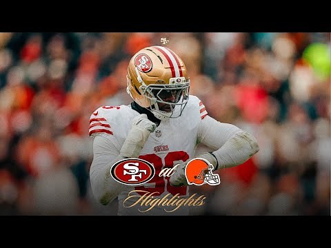 San Francisco 49ers Top Plays vs. Browns | Week 13