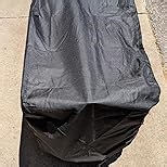 Waterproof Generator Covers for Outside, Heavy Duty Thicken 900D Polyester Fabric Portable Generator Covers Universal Fits for Most Generators 10000-15000 Watt, Black (38"L x 28"W x 30"H)