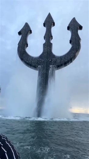 ★彡[Bindas Bhai]彡★ on Instagram: "Samundar Se Nikla Mahadev Ka Trishul!#aivlog #dailyvlog #lighthouse #foryou"