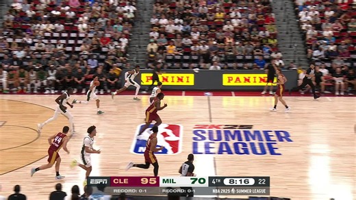 Hugo Besson hits the corner 3-pointer