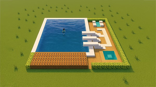 How to Build the ULTIMATE Pool in Minecraft 🏖️ | Easy Pro-Level Tutorial