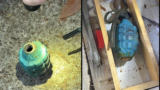 'Military-style hand grenade' found in home under renovation causes evacuations, device later deemed safe, police say