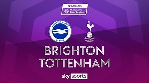 WSL: Brighton 2-1 Tottenham
