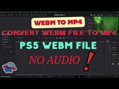 HOW TO CONVERT WEBM FILE TO MP4 (4K)? USING HANDDBRAKE | PS5 WEBM FILE TO MP4 FOR EDITING |