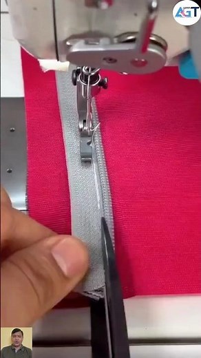 sewing for beginners | zipper pocket sewing #youtubeshorts #viralvideo #zipperattach