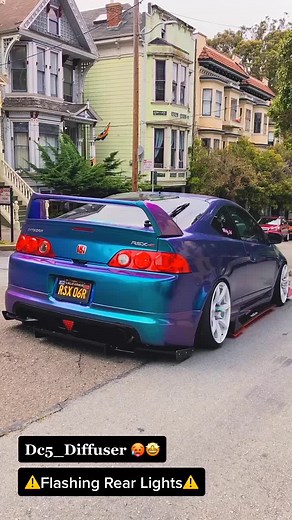 Honda RSX Type R Car with Back Flashing Light