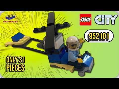 LEGO City 952101 Police Helicopter & Minifigure (2021) Build Review