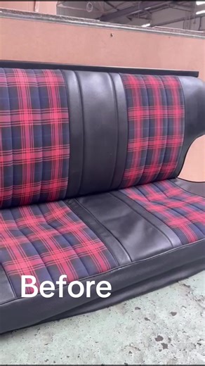 Vauxhall chevette HS seat retrim #retrim #classiccar #employeeowned #employeeownedcompany #tartan #aldridgetrimming #wolverhampton #classicvauxhall #vauxhallchevettehs #vauxhallchevette