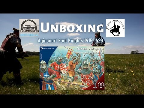 Unboxing and Review: Perry Miniatures Agincourt Foot Knights 1415 - 1429 AO60 [Unboxing]