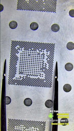 🧠 CPU Reballing Step by Step | Chip Level Training | MS Training Institute