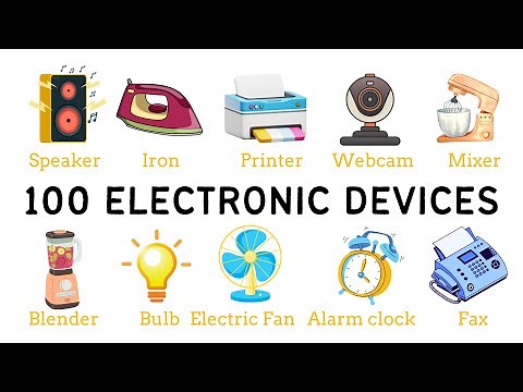100 Electronic Devices | English Vocabulary with Pictures | English for Beginners |