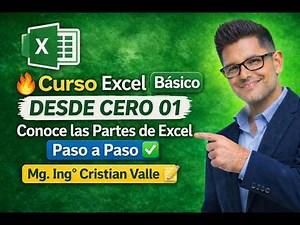Basic Excel Course From Scratch 01 - Learn the Parts of Excel Step by Step