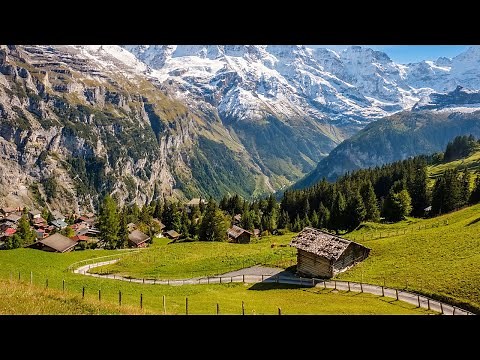 #4- Beautiful Swiss Scenery - MURREN Village | European Travel, Beautiful Natural Scenery