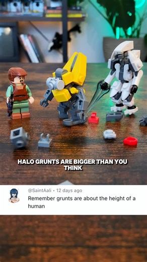 FinCantBuild on Instagram: "Lego Halo: Combat Evolved Grunt Redesign @uncle_sammy_poo a real one #lego #legoreels #halo #halocombatevolved"