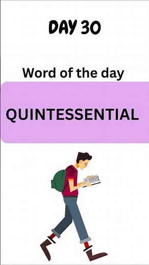 Day - 30 - Quintessential Meaning with Example | Advanced English Vocabulary #english #vocabulary