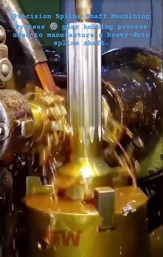 Making a Spline Shaft #gearhobbing #spline #cnc #machineshop #instamachinist #mechanicalengineering