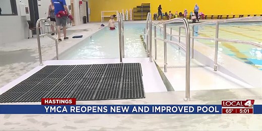 YMCA reopens new and improved pool