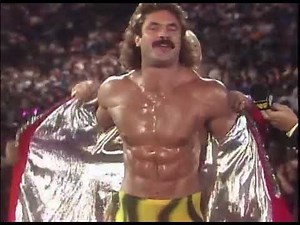 Ravishing Rick Rude Taunting Jake “The Snake” Roberts