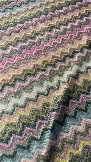 Colorful Zigzag Patterned Fabric - Etsy