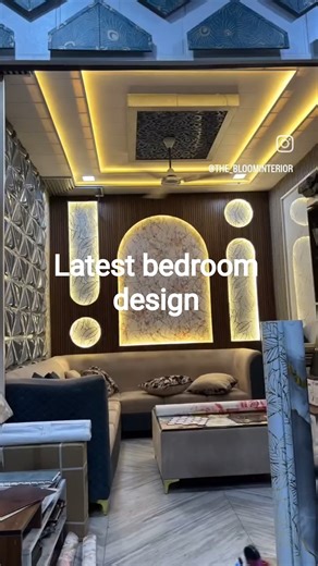 latest pvc wall panels bedroom designs #homedecor #shorts #home #interior #pvc #shortvideo