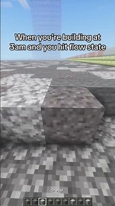 Best feeling ever // #Minecraft #flowstate #minecraftbuilding #build