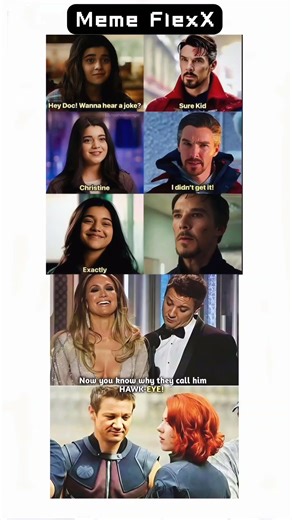 “Why They Call Him Hawkeye… Now It Makes Sense 😏” #MarvelMemes #DoctorStrange #Hawkeye #memes #yt
