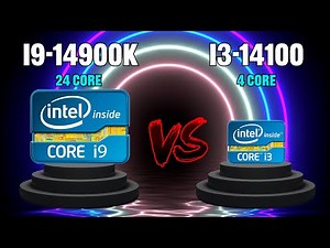 i9-14900K vs i3-14100 | Test in 9 Games | 1080p | Benchmark