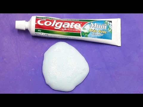 Toothpaste Slime! Slime DIY w/ Just Toothpaste & Salt!
