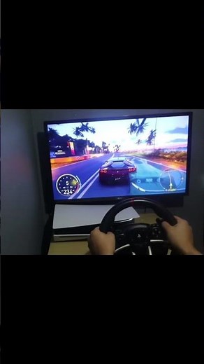 Best low budget steering wheel for ps4/ps5/pc Hori racing wheel apex #hori