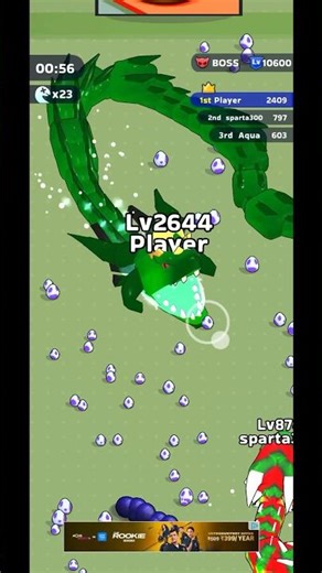 Snake Clash 🐍 VIP Best Gameplay 1324 #snakeclash #games #gaming #viral