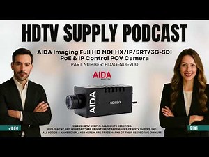 AIDA Imaging HD3G-NDI-200 Full HD NDI|HX/IP/SRT/3G-SDI PoE & IP Control POV Camera