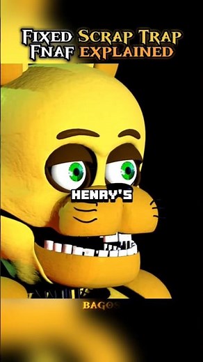 ☠️Creepy Story of Scrap Trap in FNAF #fnaf #fivenightsatfreddys
