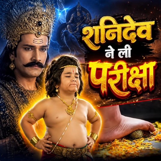 Shani Dev tests Lord Hanuman! #shorts #shanidev #hanuman #recommend