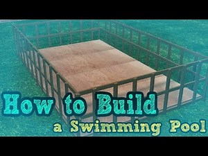How to Build a Swimming Pool from Wood and Plastic