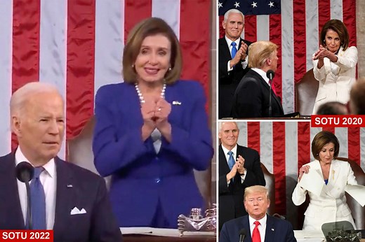 Pelosi sparks new SOTU meme during Biden ‘burn pits’ moment