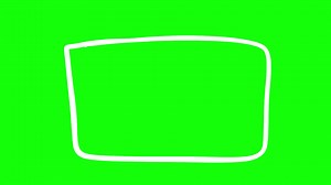 Download Hand Drawn rectangle highlight green screen for free